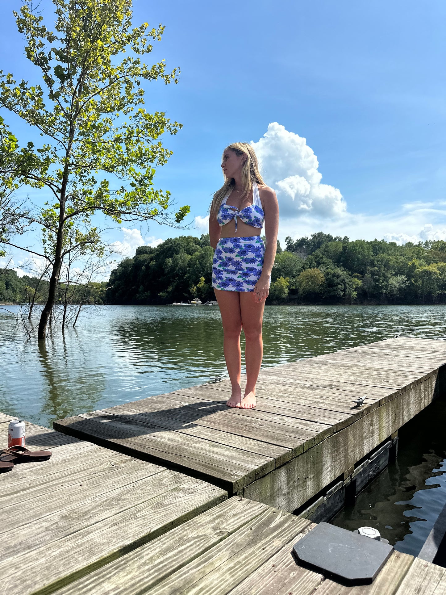 Lake Daisy - Skirted 60’s Two-Piece Set