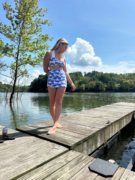 Lake Daisy - Skirted 60’s Two-Piece Set